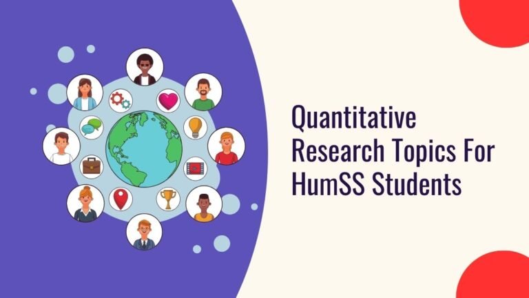 quantitative research topics for HUMSS students